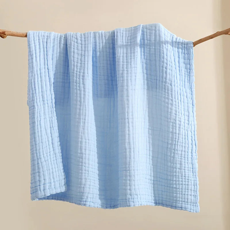 100% Cotton Muslin Throw Blanket - 130 x 150cm / Aurelle I