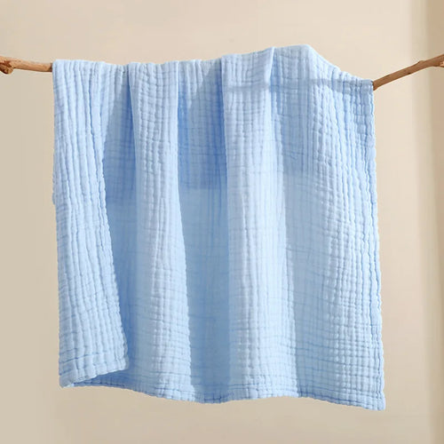 100% Cotton Muslin Throw Blanket - 130 x 150cm / Aurelle I