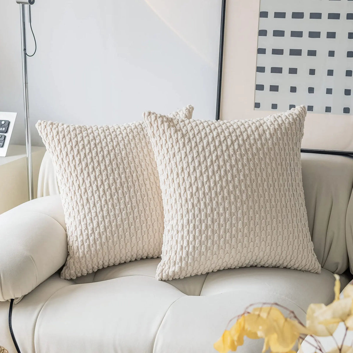 Alba Velvet Knit Cushion Cover - 40 x 40cm Cover Only / Aveline