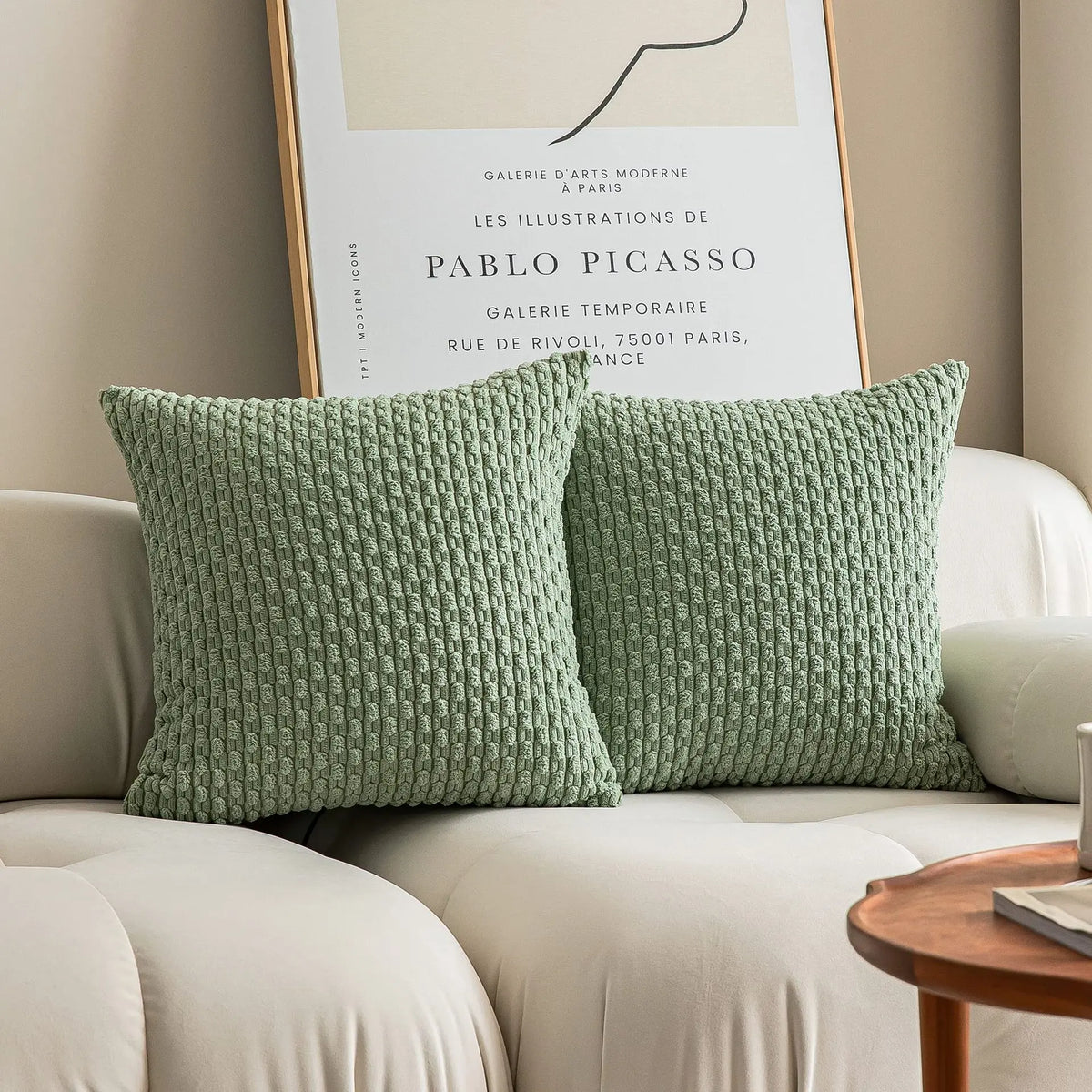 Alba Velvet Knit Cushion Cover - 40 x 40cm Cover Only / Marlow