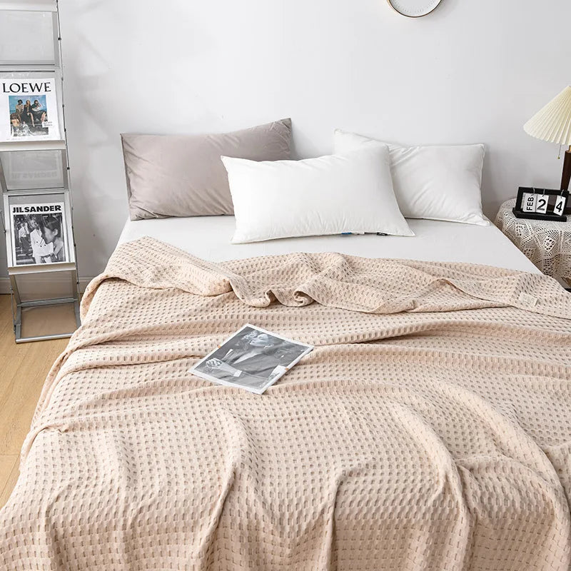 Alder Cotton Check Throw - 100 x 150cm / Florin