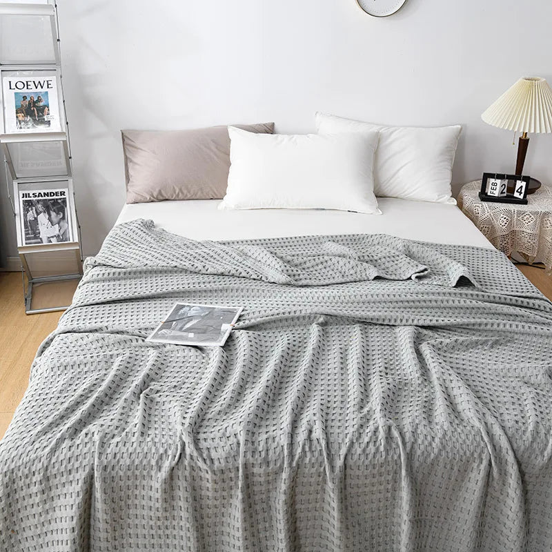 Alder Cotton Check Throw - 100 x 150cm / Marceau Belle