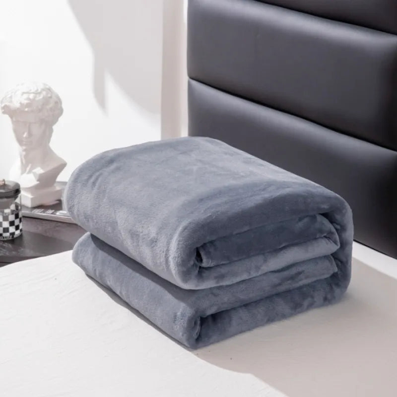 Alpine Plush Fleece Knit Throw - 100 x 150cm / Tivoli