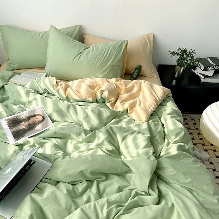 Arden Cotton Duvet Cover Set - Double / Arcade Osborne