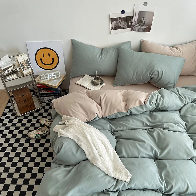 Arden Cotton Duvet Cover Set - Double / Ashby Nocturne