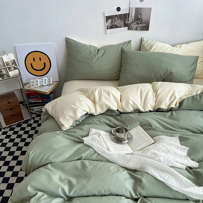 Arden Cotton Duvet Cover Set - Double / Atrium Grafton