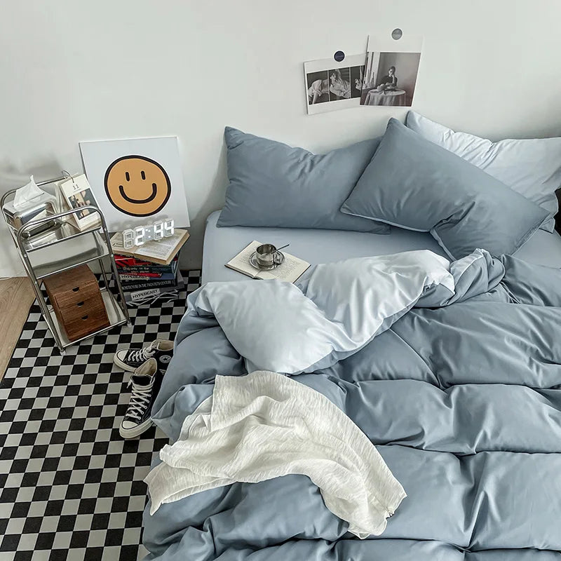 Arden Cotton Duvet Cover Set - Double / Valette Novella