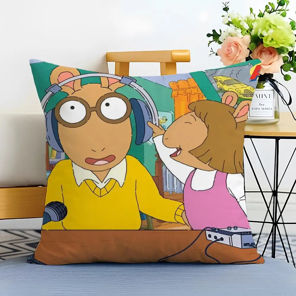 Arthur Cushion Cover - 40 x 40cm Cover Only / Meribel Ciel