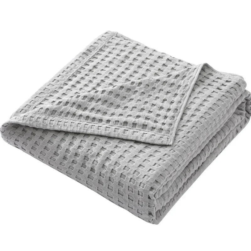 Ashby Cotton Jacquard Throw - 100 x 150cm / Lumiere Ciel