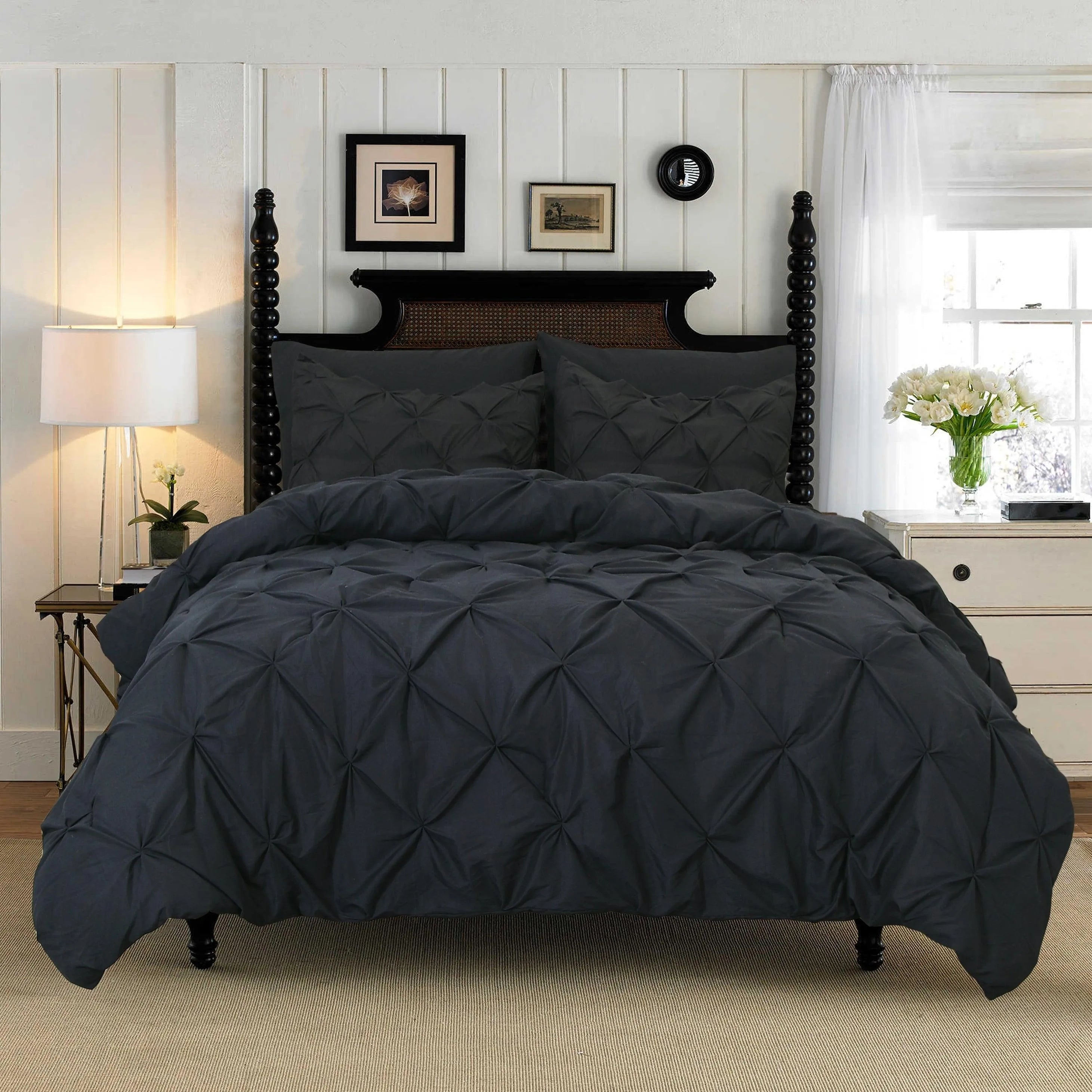 Ashby Cotton Pinch Pleat Duvet Cover Set - UK Single / Ashby Atelier