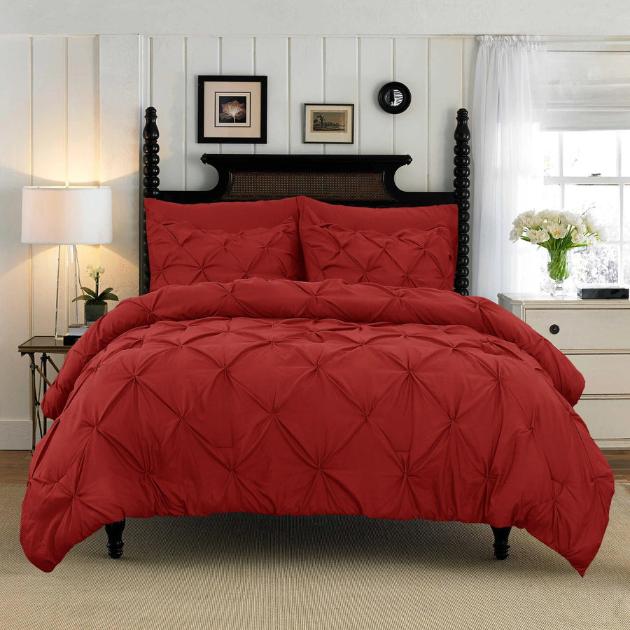 Ashby Cotton Pinch Pleat Duvet Cover Set - UK Single / Orlane Somerset