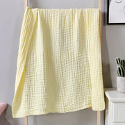 Aspen Cotton Throw - 130 x 150cm / Yellow