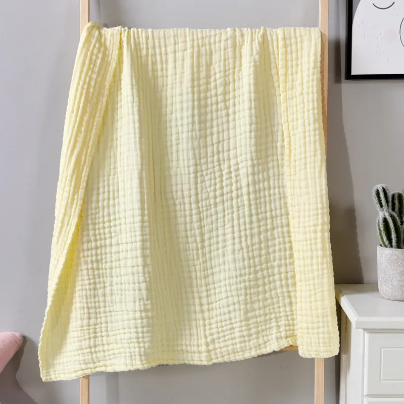Aspen Cotton Throw - 130 x 150cm / Yellow