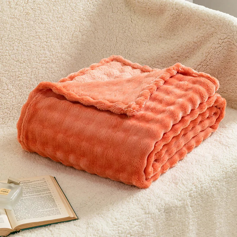 Aspen Faux Fur Knit Throw - 100 x 150cm / Elowen