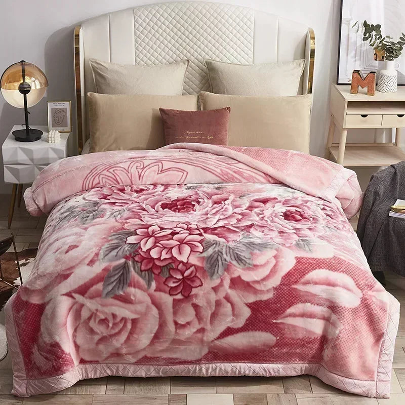 Aspen Plush Fleece Blanket - 150 x 200cm / Clear