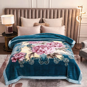 Aspen Plush Fleece Blanket - 150 x 200cm / Light Green