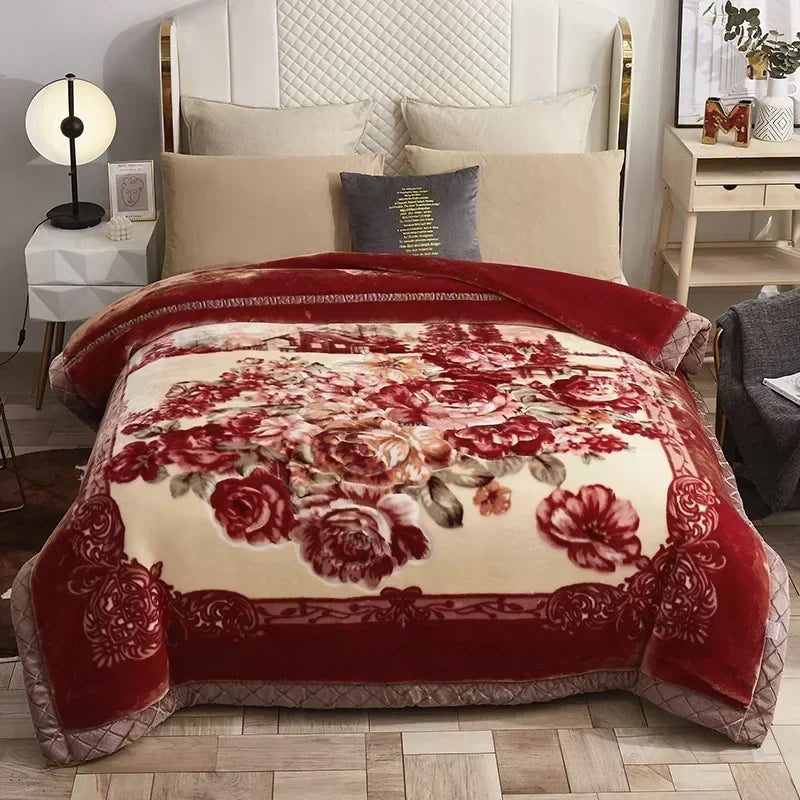 Aspen Plush Fleece Blanket - 150 x 200cm / Multi