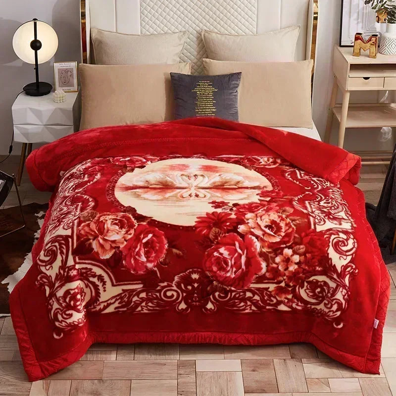 Aspen Plush Fleece Blanket - 150 x 200cm / Violet/紫罗兰