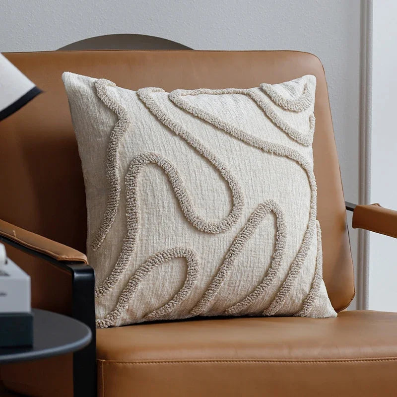 Asti Chenille Cushion Pad Insert - 45 x 45cm / Lumiere Aster