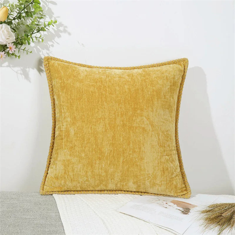 Asti Chenille Jacquard Cushion Cover - 30 x 50cm Cover Only / Harlow Cavendish