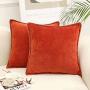 Asti Chenille Jacquard Cushion Cover - 30 x 50cm Cover Only / Meribel Rive