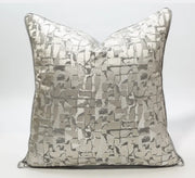 Asti Chenille Jacquard Cushion Cover - 30 x 50cm Cover Only / Monolith Auburn