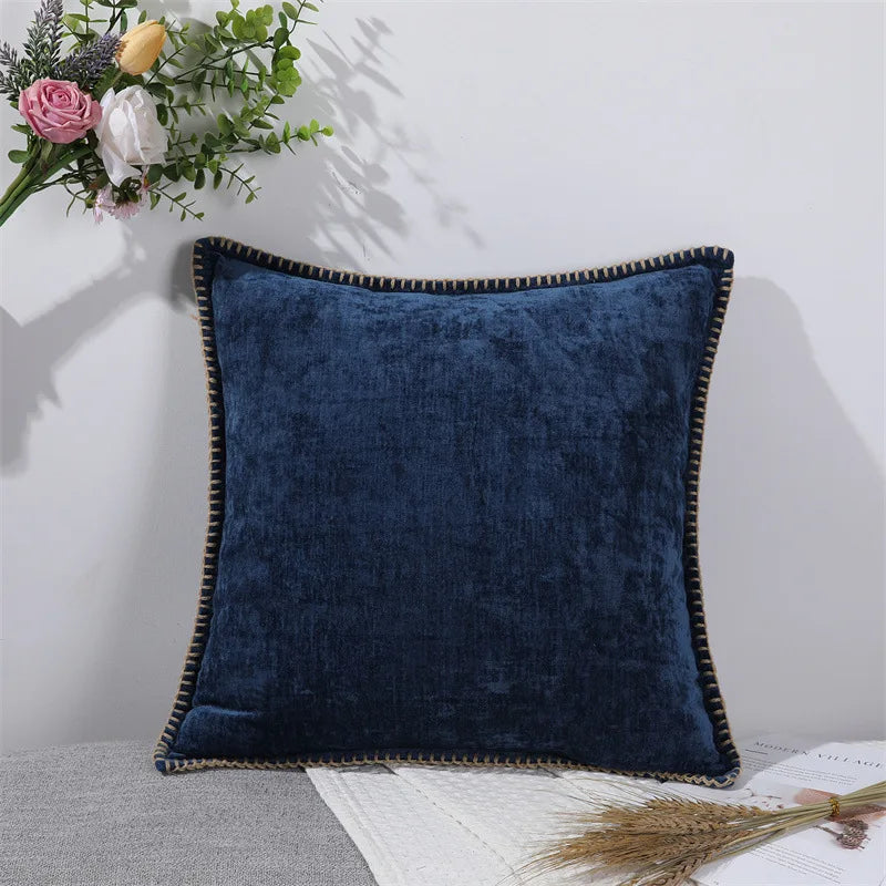 Asti Chenille Jacquard Cushion Cover - 30 x 50cm Cover Only / Serevain Aster