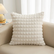 Astoria Faux Fur Cushion Cover - 45 x 45cm Cover Only / White