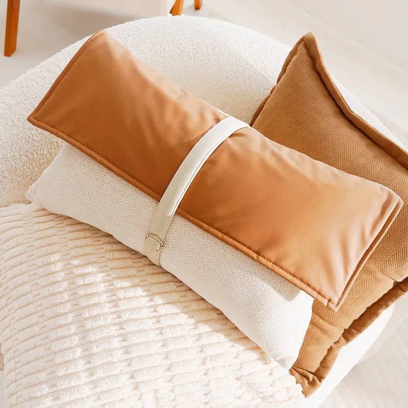 Aurelia Chenille Embroidered Cushion Cover - 30 x 50cm Cover Only / Tivoli