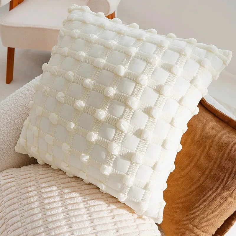 Aurelia Chenille Embroidered Cushion Cover - 45 x 45cm Cover Only / Caldera