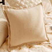 Aurelia Chenille Embroidered Cushion Cover - 45 x 45cm Cover Only / Gold