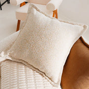 Aurelia Chenille Embroidered Cushion Cover - 45 x 45cm Cover Only / Green