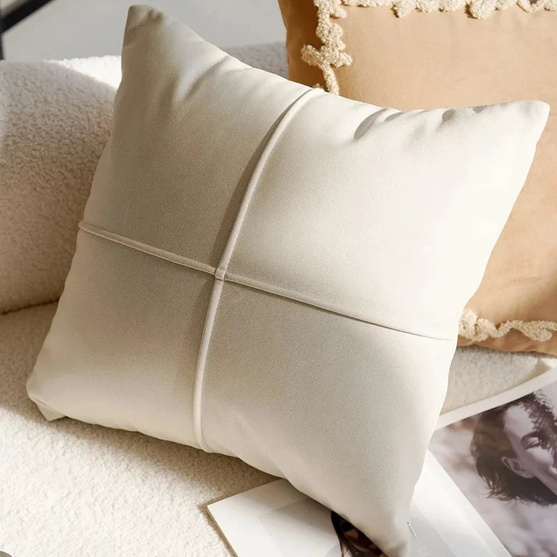 Aurelia Chenille Embroidered Cushion Cover - 45 x 45cm Cover Only / Roselle