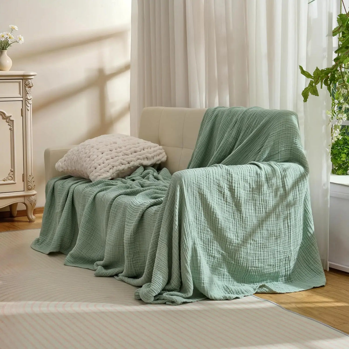 Avon Cotton Knit Throw - 130 x 150cm / Aveline II