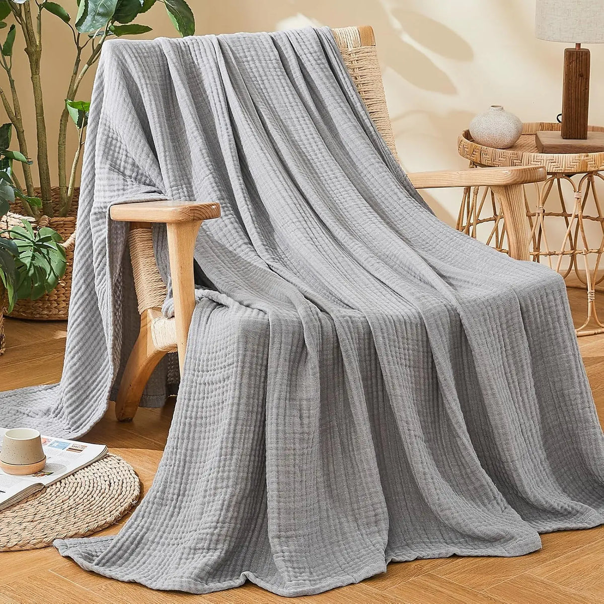 Avon Cotton Knit Throw - 130 x 150cm / Claridge Odette