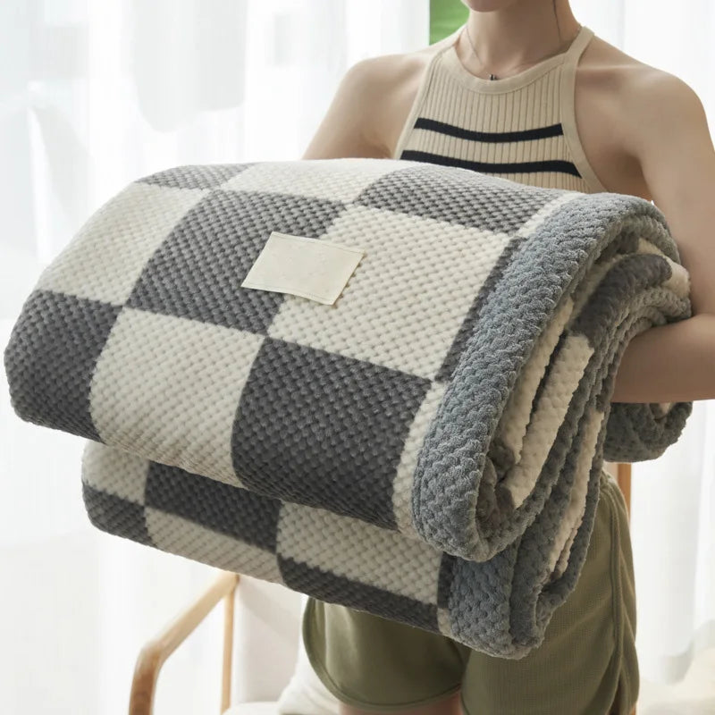 Axis Chenille Jacquard Throw - 120 x 200cm / Brocade Aster
