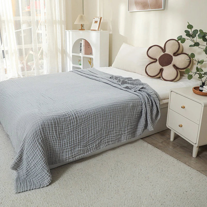Battilo 100% Cotton Muslin Throw Blanket - 130 x 150cm / Windsor Luxe