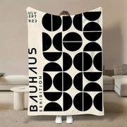 Bauhaus Geometric Throw - 150 x 130cm / Kendal Somerset