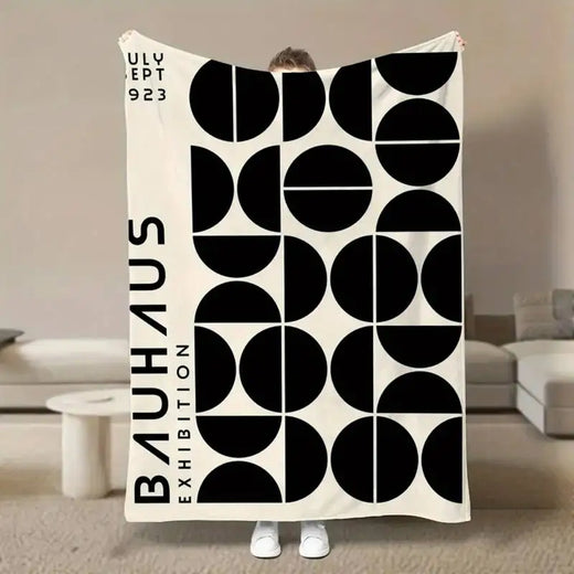 Bauhaus Geometric Throw - 150 x 130cm / Kendal Somerset
