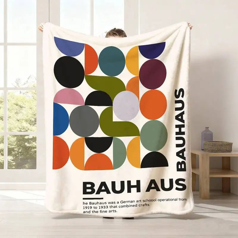 Bauhaus Geometric Throw - 150 x 130cm / Lumiere Somerset
