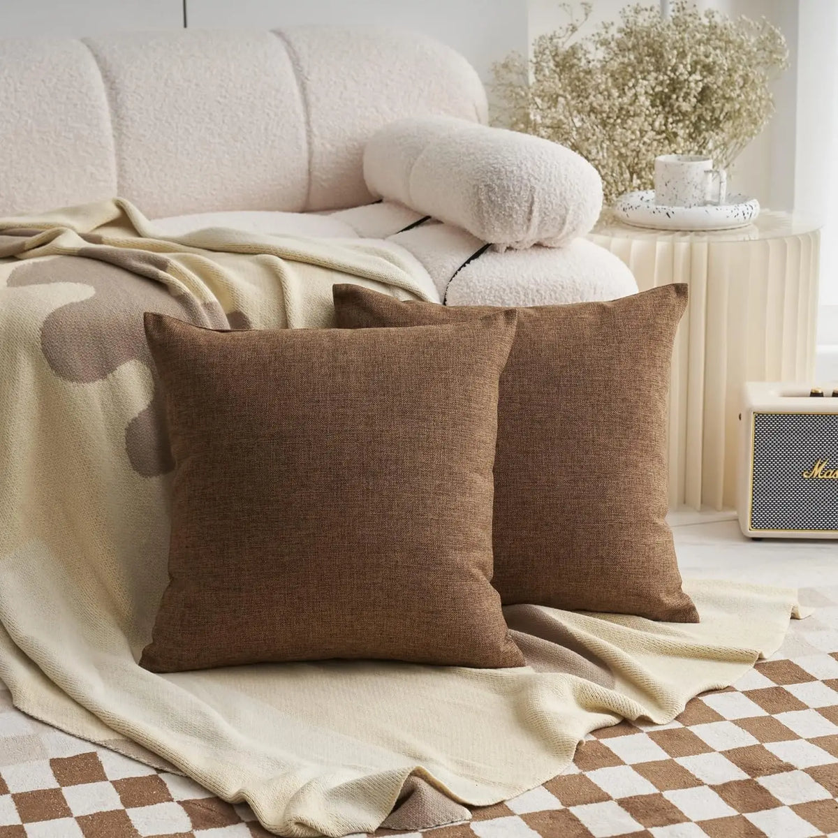 Bayswater Linen Cushion Cover - 30 x 50cm Cover Only / Caldera