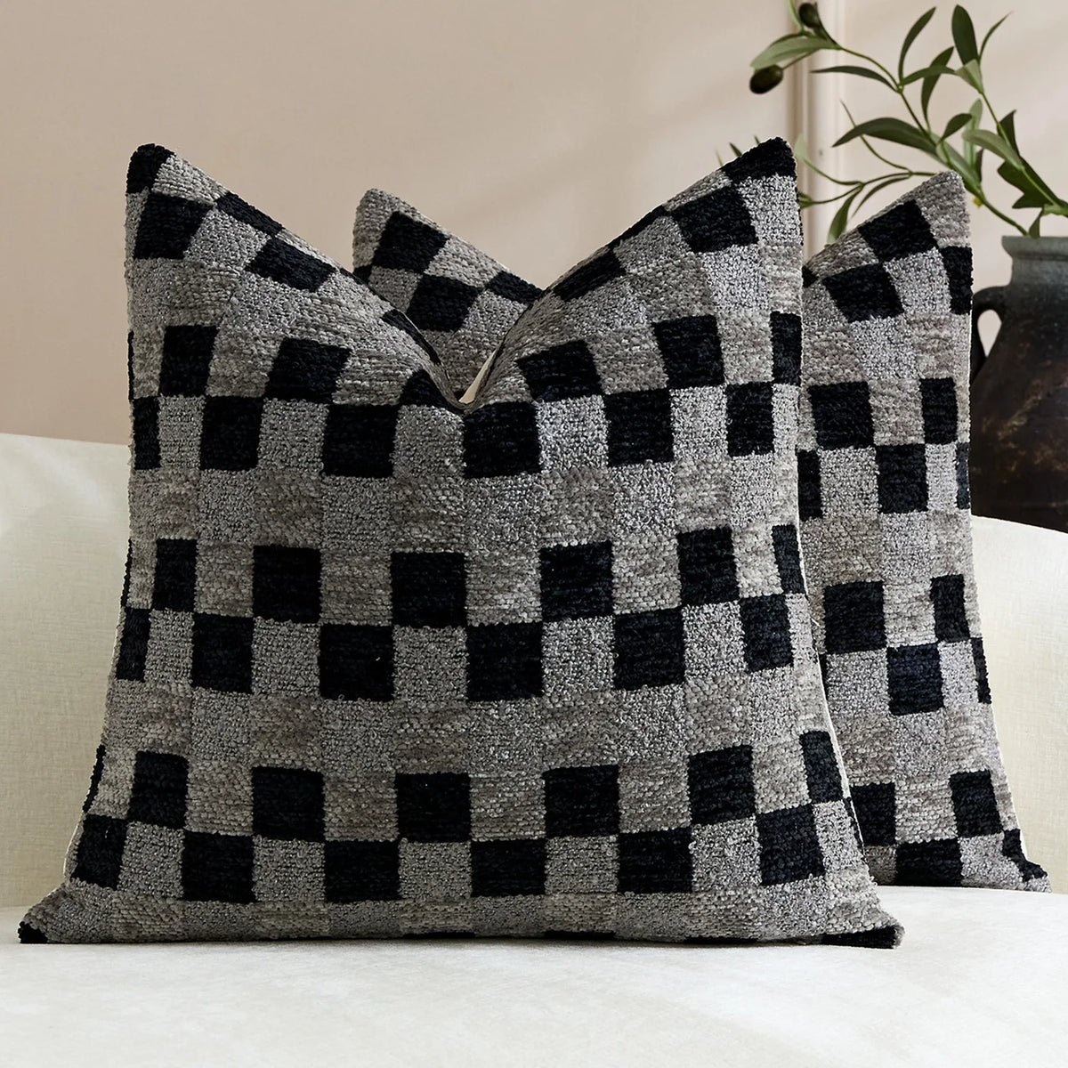 Bellagio Chenille Jacquard Cushion Cover - 30 x 50cm Cover Only / Aveline