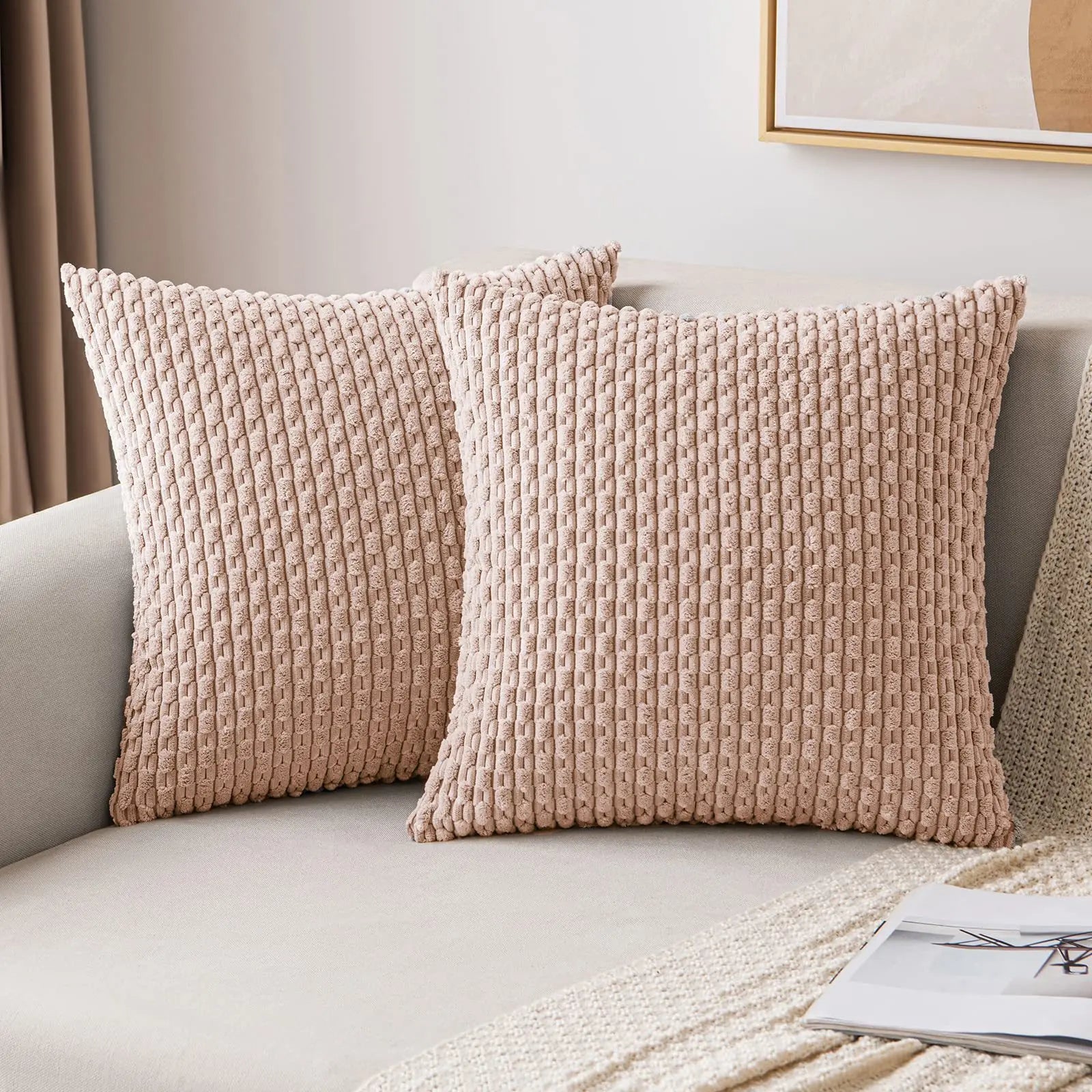 Bellagio Soft-Touch Cushion Cover - 40 x 40cm Cover Only / Burgundy