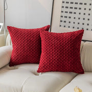 Bellagio Soft-Touch Cushion Cover - 40 x 40cm Cover Only / Red