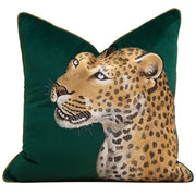 Belmont Chenille Embroidered Cushion Cover - Blue