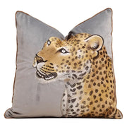 Belmont Chenille Embroidered Cushion Cover - Green