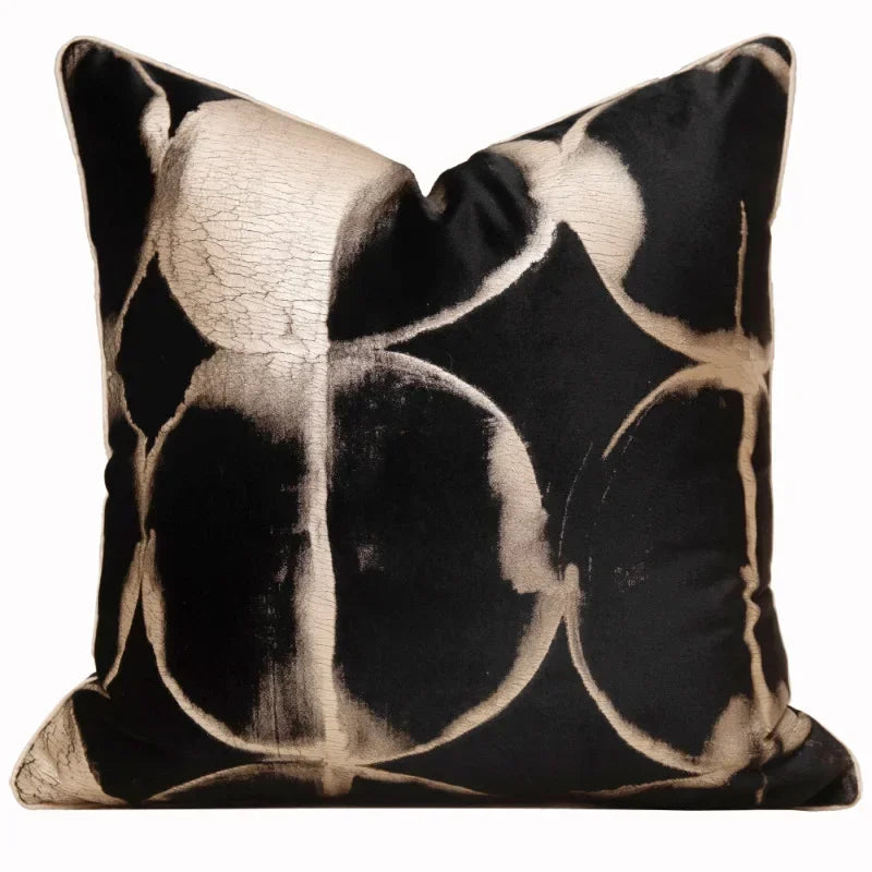 Belmont Chenille Embroidered Cushion Cover - Silver