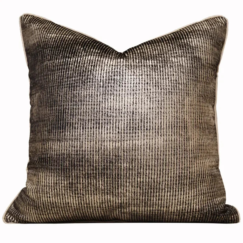 Belmont Chenille Embroidered Cushion Cover - Yellow