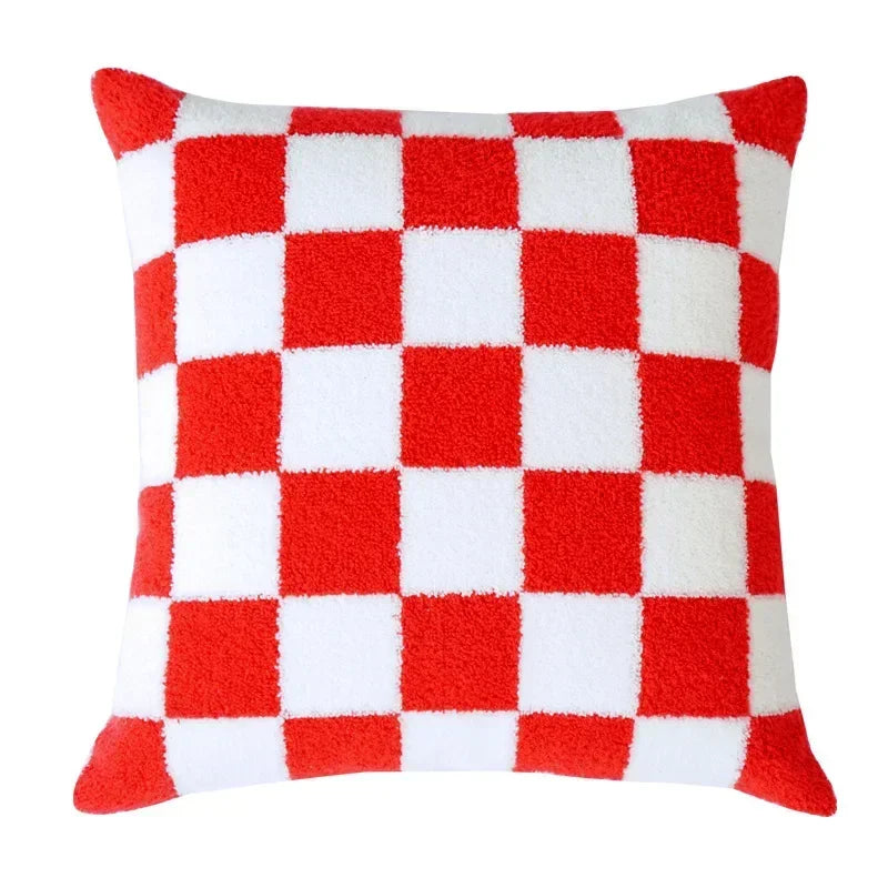 Bergen Chenille Embroidered Cushion Cover - 45 x 45cm Cover Only / Caldera
