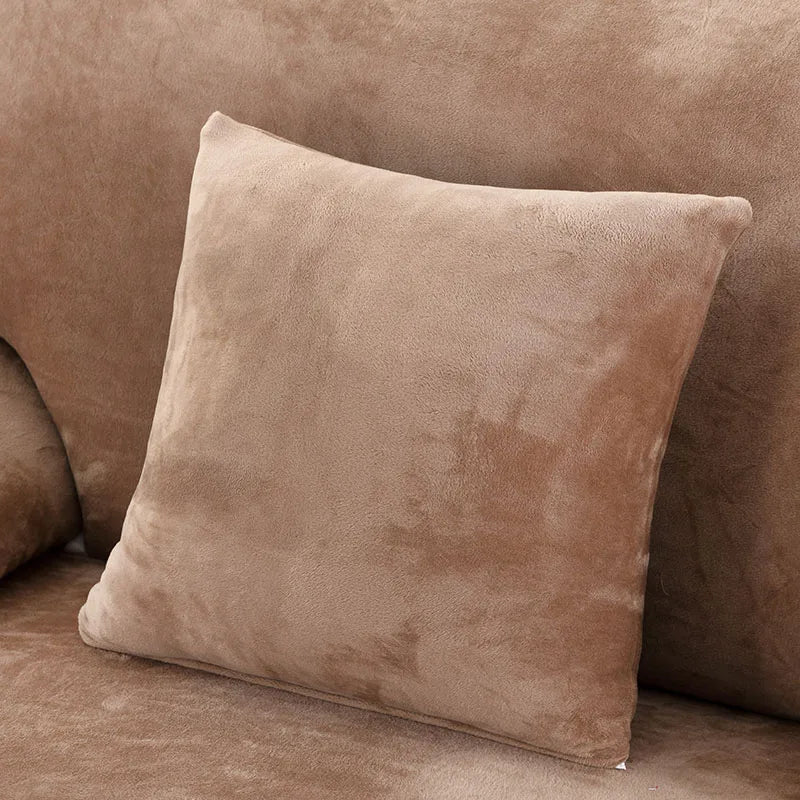 Bramble Plush Knit Cushion Cover - 45 x 45cm Cover Only / Aurelle